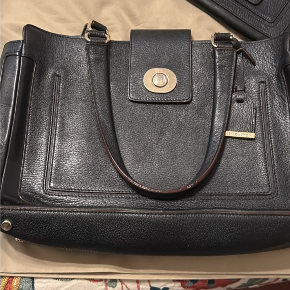Cole Haan Black Leather Satchel